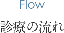 診療の流れ