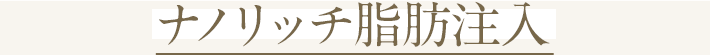 ナノリッチ脂肪注入